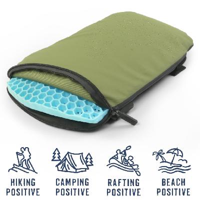 Cestovní podsedák MOSH Kamper khaki / černá