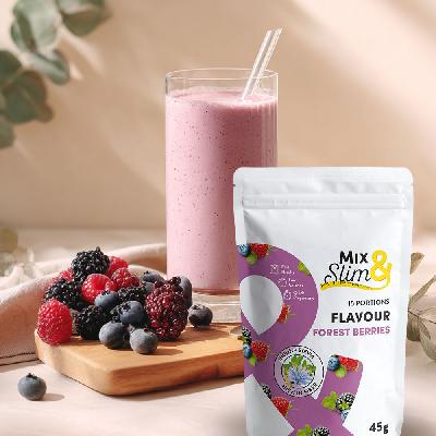 MixSlim Příchuť lesní plody 45g (15 porcí)