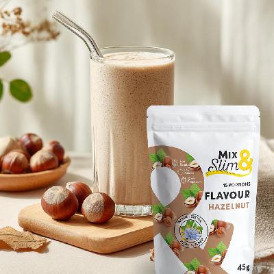 MixSlim Příchuť lískový oříšek 45g (15 porcí)