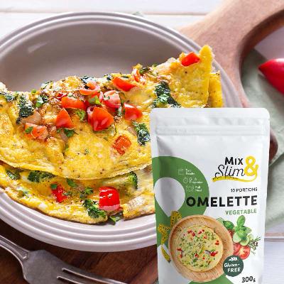 MixSlim Dietní omeleta zeleninová 300g (10 porcí)