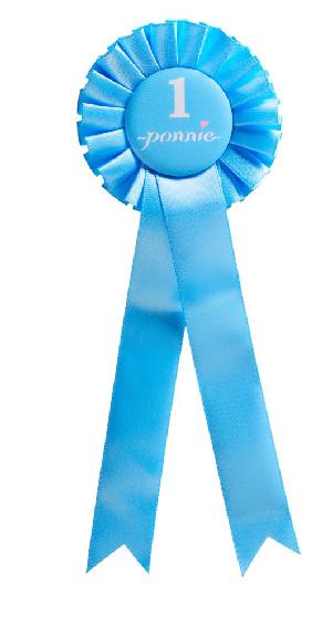 Kokarda Ponnie pro vítěze - modrá