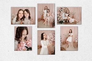 Tisk na sklo sada 6 kusů 15x10 cm z vlastních fotografií, Sklo clearvision, Včetně stojánku