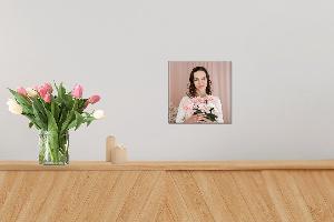 Fotoobraz 15x15 cm z vlastní fotografie, Plátno Recycled Satin Canvas, 330g/m²