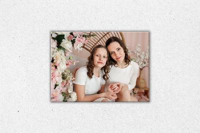 Tisk na sklo 45x30 cm z vlastní fotografie, Sklo clearvision, S nalepovacím háčkem