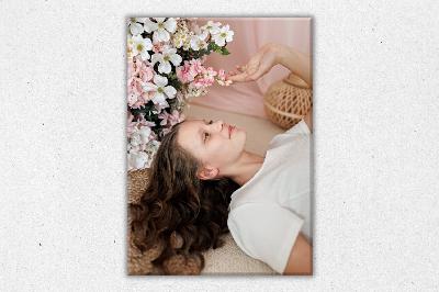 Tisk na sklo 70x50 cm z vlastní fotografie, Sklo clearvision, S nalepovacím háčkem