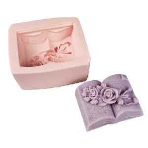 Silikonová forma na mýdlo kniha