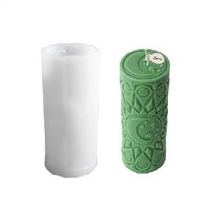 Silikonová forma na svíčku slunce a měsíc