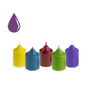 Tekutá barva na svíčky - fialová 10ml