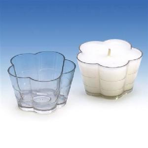 Polykarbonátová forma na čajovou svíčku květinka