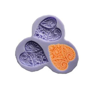 Silikonová miniformička srdíčka