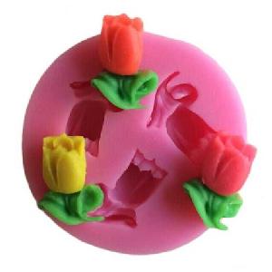 Silikonová mini formička tulipány