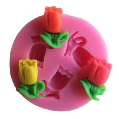 Silikonová mini formička tulipány