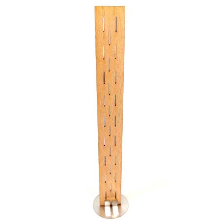 Dřevěný knot na svíčky č. 0 s držákem, sada 10 ks – pr. nádoby 4–6 cm