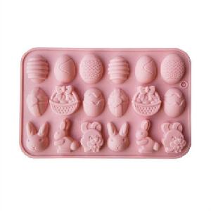 Silikonová forma na mýdlo Velikonoce VII. - 18ks