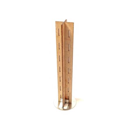 Dřevěný křížový knot č. K1 s držákem, sada 10 ks – pr. nádoby 6–8 cm