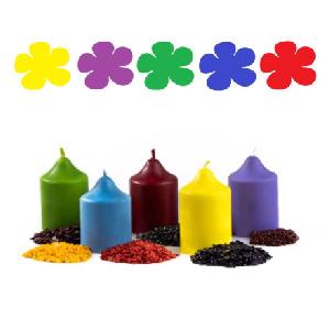 Sada barev na svíčky I. 5x10g