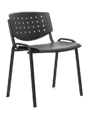 Konferenční židle Layer plastová černá