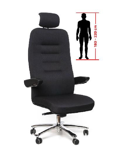 Multised BZJ 453 XXL – zátěžové kancelářské křeslo, výška 150–162 cm