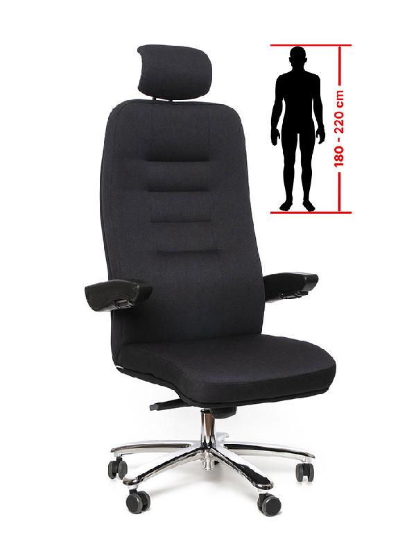 Multised BZJ 453 XXL – zátěžové kancelářské křeslo, výška 150–162 cm