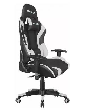 MRacer Kancelářská židle MRacer bílá + U nás záruka 7 let