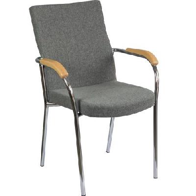 Konferenční křeslo Loco, šedé