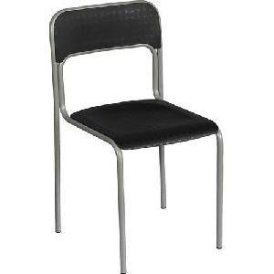 Plastová jídelní židle Cortina, černá