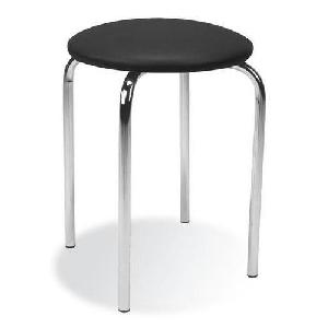 Kožený jídelní sedák Chico, černá