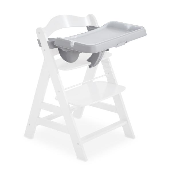 Hauck Alpha Tray šedý pultík pro dětské jídelní židličky