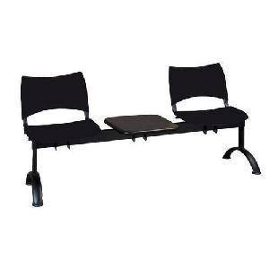 Lavice Visio, dvoumístná se stolkem, černá