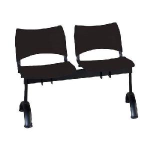 Lavice Visio, dvoumístná, černá