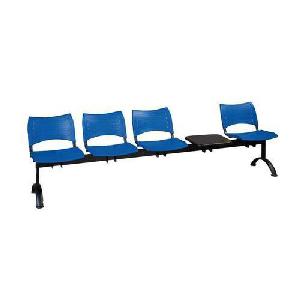 Lavice Visio, čtyřmístná se stolkem, modrá