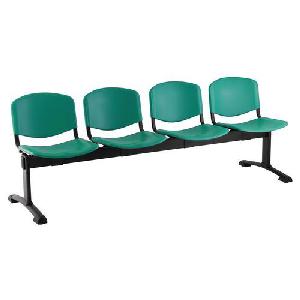 Plastová lavice Ida, čtyřmístná, zelená