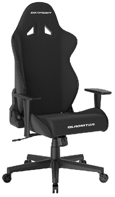 Herní židle DXRacer GLADIATOR černá látková – mechanismus TILT