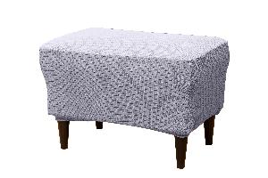 Potah na taburet Stella - Šedá