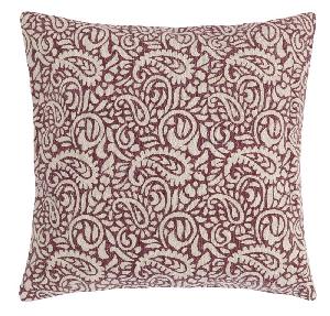 TP Bavlněný povlak na polštář PAULA 45x45 - Bordo kašmír
