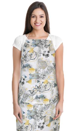 TP Kuchyňská zástěra EMA - Trojúhelníky šedé