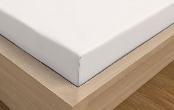 Jersey prostěradlo s lycrou DeLuxe 220x200 bílé