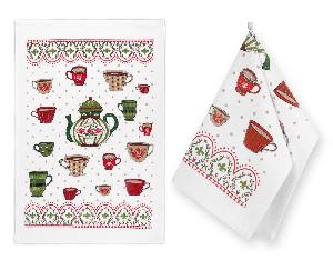 Kuchyňské utěrky - sada 2 kusů - Čajová konvička
