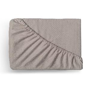 Flanelové napínací prostěradlo 100x200 béžové