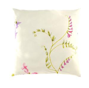 Povlak na polštář hladká bavlna DELUX BOTANICA smetanová - 40x40cm