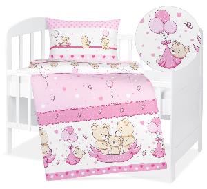 Dětské bavlněné povlečení 90x135+45x60 Ospalí medvídci 2