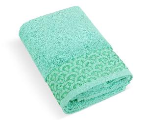 PRÉMIOVÝ Froté ručník kolekce Krajka 50x100 Tyrkysový