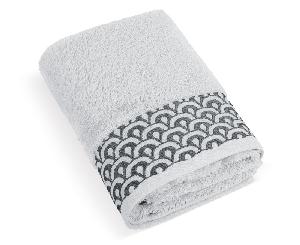 PRÉMIOVÝ Froté ručník kolekce Krajka 50x100 Světle šedý