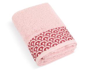 PRÉMIOVÁ Froté osuška kolekce Krajka 70x140 cm Růžová
