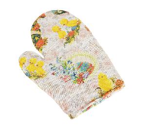 Kuchyňská chňapka Velikonoce 28x18 cm - Kuřátko