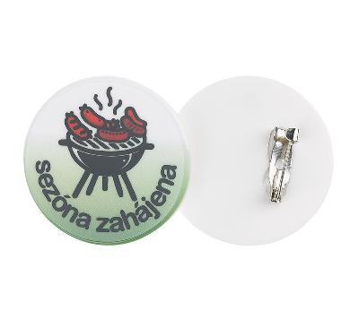 Placka "GRILOVÁNÍ" - průměr 35 mm