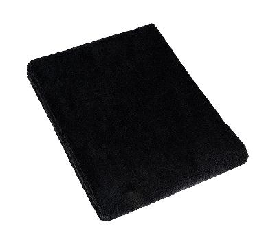 Froté plážová osuška - 100x150 Černá