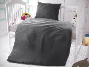 TOP Dětské mušelínové 90x135+45x60 Tmavě šedé