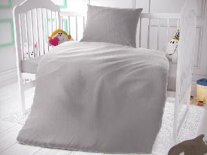 TOP Dětské mušelínové 90x135+45x60 Světle šedé