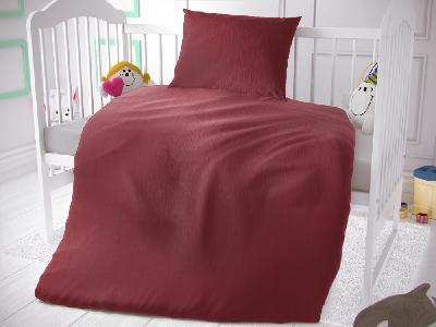 TOP Dětské mušelínové 90x135+45x60 Vínové